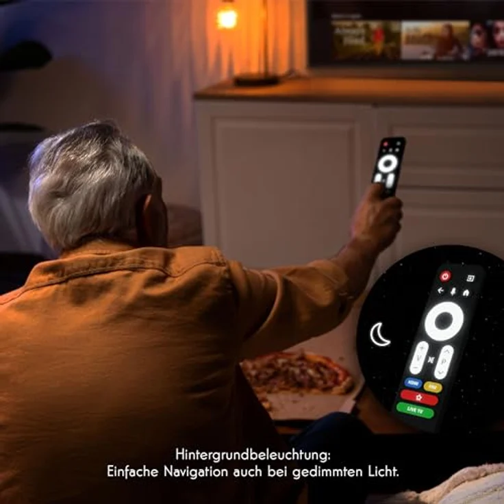 Thomson RC112AS, Simple Remote für alle Thomson TVs, Bluetooth mit Drucktasten – Bild 5