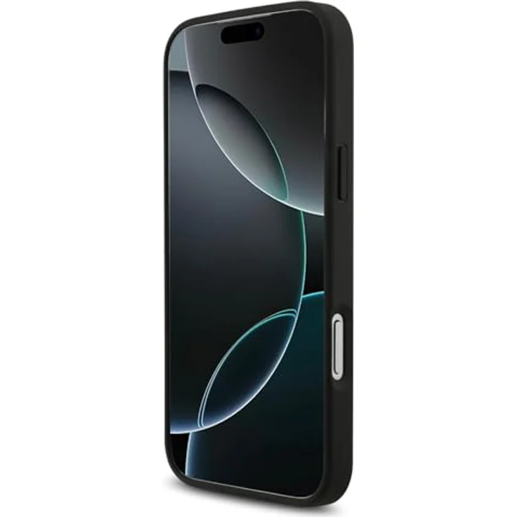 CG MOBILE Lacoste Bliss MagSafe Hülle für iPhone 17 Pro, Hartschale aus Kunstleder/TPU/PC, Schwarz – Bild 4