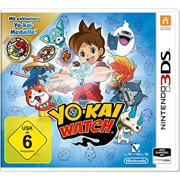 Nintendo YO-KAI WATCH Special Edition, inkl. exklusiver Medaille mit QR-Code zur Freischaltung von Inhalten – Bild 1
