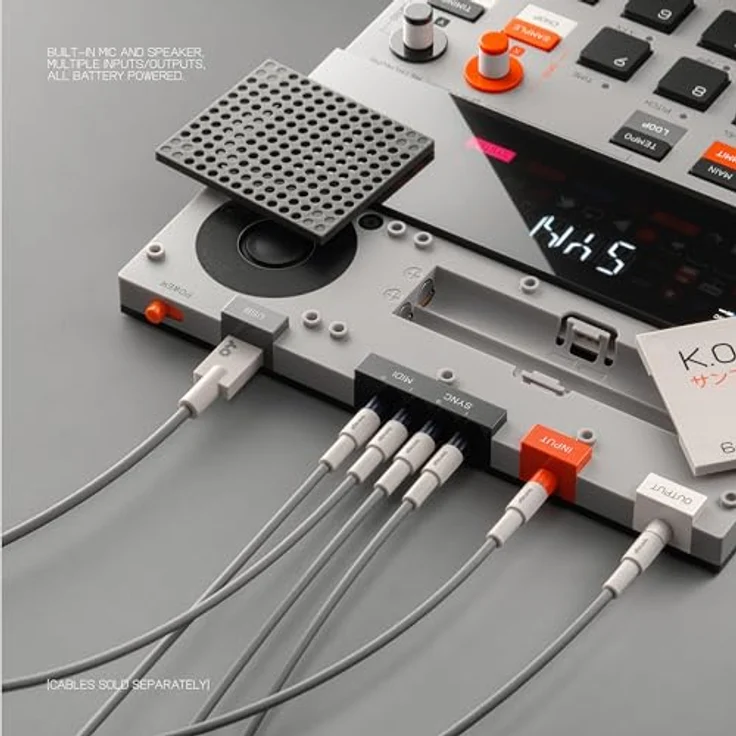 Teenage Engineering EP-133 K.O. II, Sampler mit 12 Spuren, 999 Sample Slots und 46 kHz / 16-Bit Audioqualität, inkl. Limited Edition 10“ Collector’s Box – Bild 4