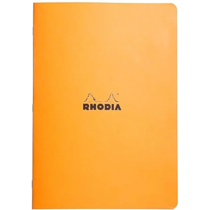 Rhodia Einsteck-Fotoalbum A4, 48 Blatt kariert, 80g, orange, geheftet