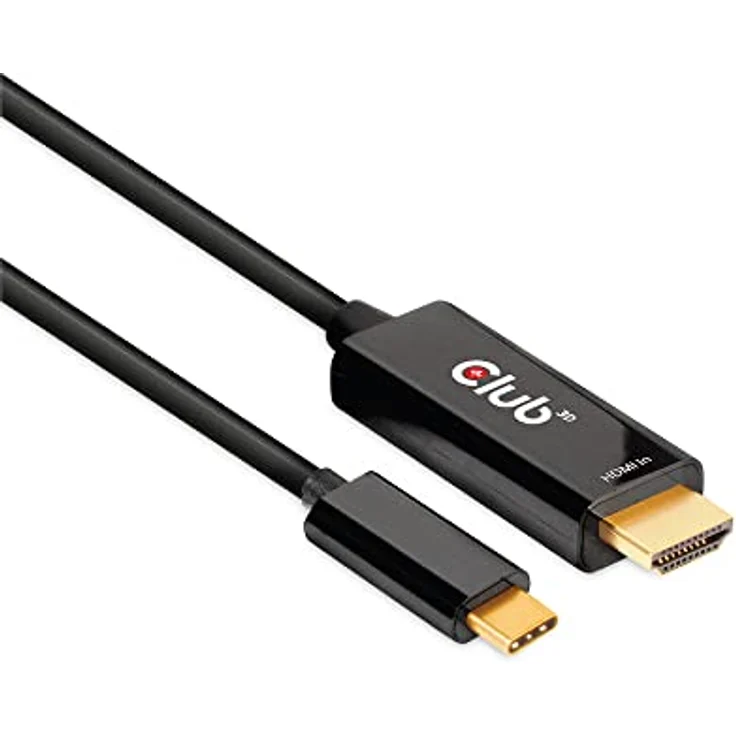 Club 3D HDMI™ auf USB-Typ-C 4K60Hz aktives Kabel Schwarz 1,8m – Bild 2