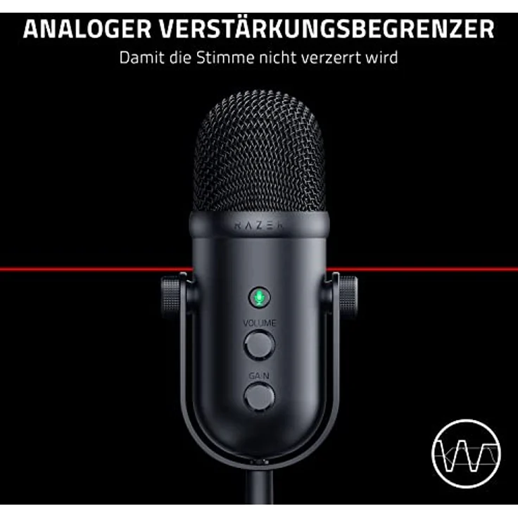 Razer Seiren V2 Pro Mikrofon, schwarz, USB – Bild 4