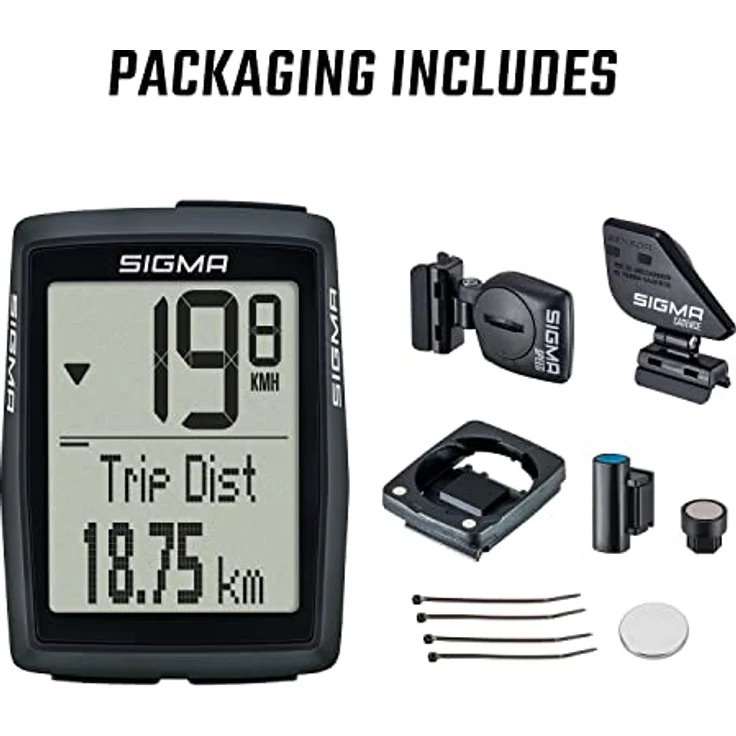 Sigma Fahrradcomputer BC 14.0 WL STS CAD, schwarz, Sigma, 14212 – Bild 3