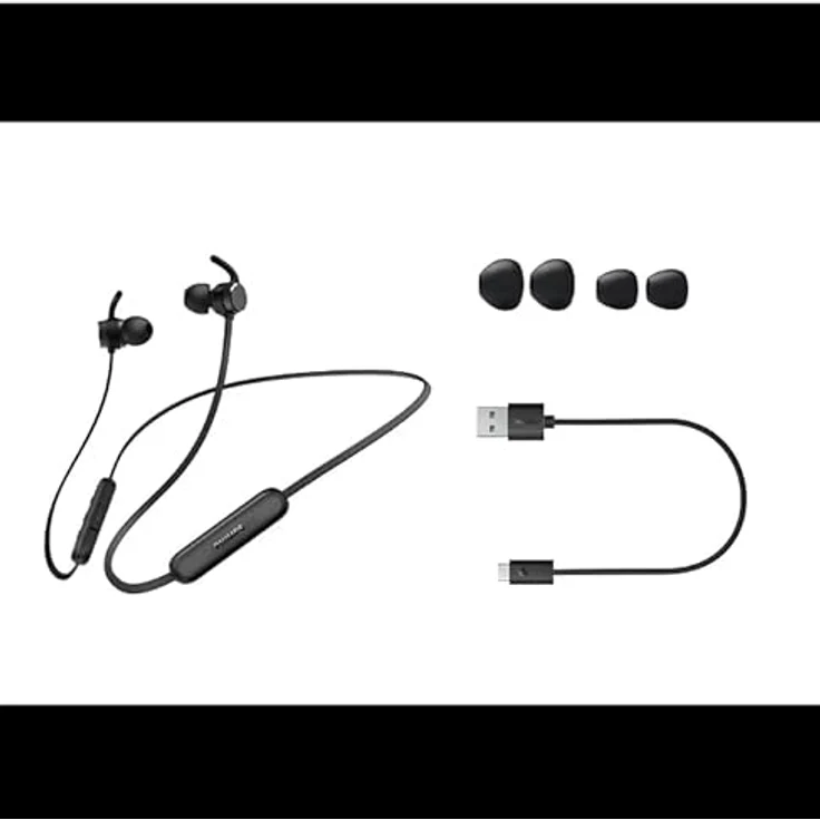 Philips TAE1209BK schwarz In-Ear Kopfhörer In-Ear-Kopfhörer – Bild 3