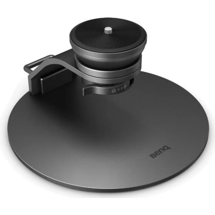 BenQ ST30 Standfuß für GP520, stabiler Tischständer mit 360° drehbar und 20° neigbar, Vollmetallfuß, rutschfeste Silikonpads