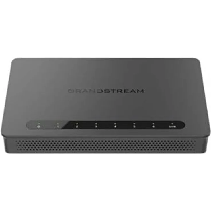 Grandstream GWN7001 Router 6xGbE LAN/WAN DPI, Original Markenprodukt in Schwarz