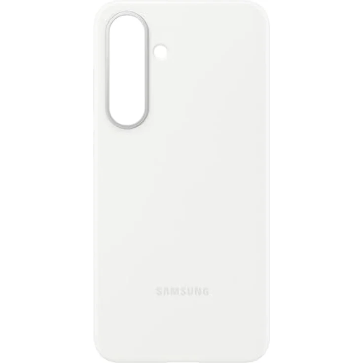 Samsung Silicone Case für Galaxy S25 FE, Smartphone Hülle mit weicher Textur, Weiss – Bild 1