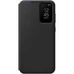 Samsung Smart View Wallet Smartphone Case EF-ZS916 für Galaxy S23+, Handy-Hülle, Kartenfach, Sichtfenster, Black