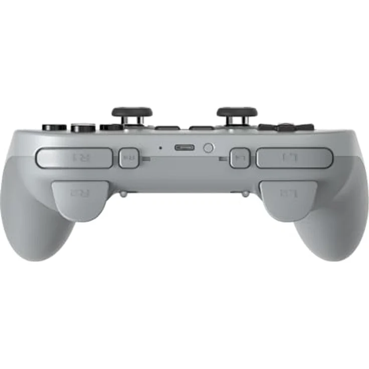 8Bitdo Pro 3 Bluetooth Controller, Multiplattform-kompatibel für Switch/Switch 2, TMR Joysticks, swappable ABXY Buttons, Pro Back Buttons, integrierte Ladestation - Grau – Bild 3