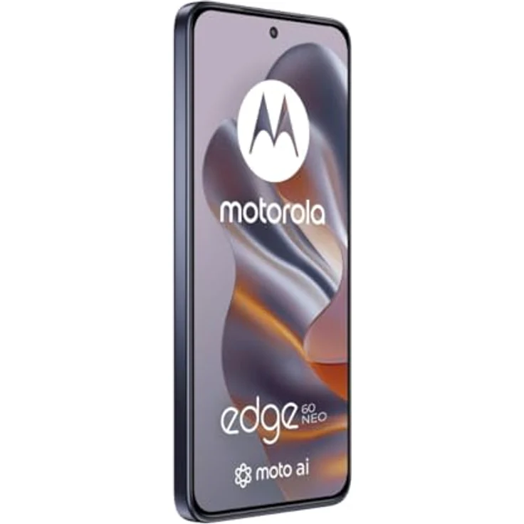 Motorola Edge 60 Neo (256 GB, Grey, PANTONE Grisaille, 6.36", Dual SIM, 5G), Smartphone, Grau – Bild 5