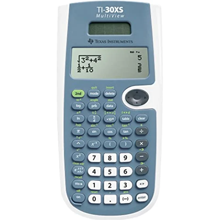 Texas Instruments TI-30XS MultiView Schulrechner (bis zu 4-zeiliges Display, Solar- und Batteriebetrieb) – Bild 2