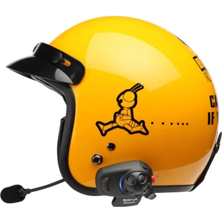 Sena SMH5 Bluetooth Kommunikationssystem, 2-Wege-Sprechanlage mit kristallklarem Klang, Reichweite bis zu 400 m, schwarz – Bild 3