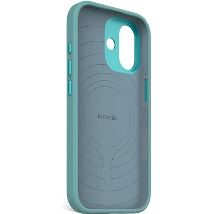 Decoded Silikonhülle für iPhone 17, Antibakterielle Beschichtung, MagSafe Kompatibel, Fallschutz, Kratzfest, Hell Blau – Bild 3