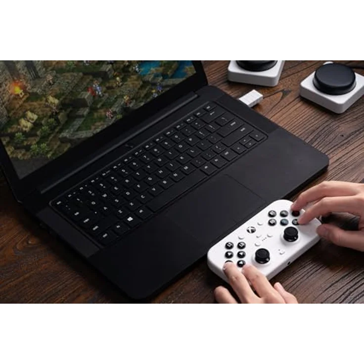 8bitdo Lite SE, 2.4G Wireless Gaming Controller für Xbox und Windows, mit programmierbaren Super Buttons, Weiss – Bild 7