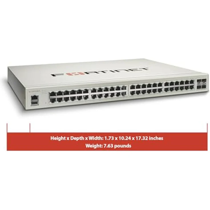 Fortinet FS-148F, Netzwerk Switch mit hoher Leistungsfähigkeit und Robustheit – Bild 3