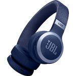 JBL Live 670 NC – Bluetooth On-Ear-Kopfhörer mit adaptivem Noise-Cancelling – Kabellose Ohrhörer Signature Sound und Sprachassistent – Langer Musikgenuss für bis zu 65 Stunden – Blau