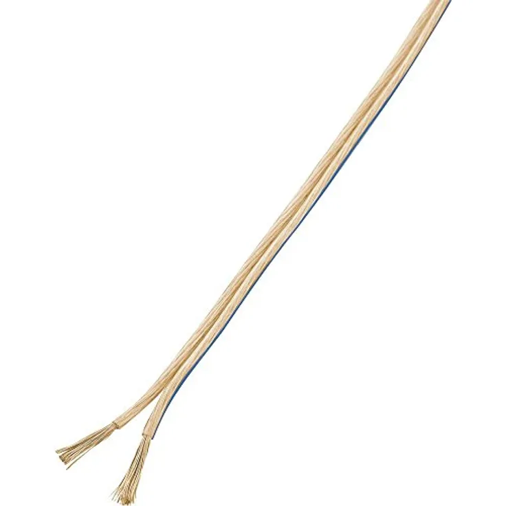 TRU Components 1568260 Lautsprecherkabel 2 x 1.50mm² Transparent 100m