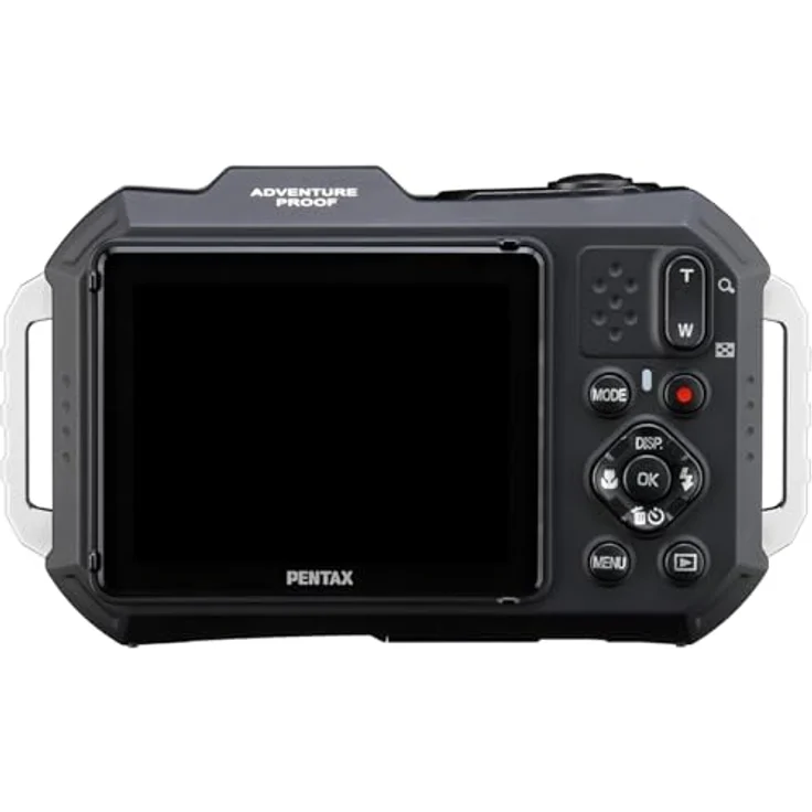 Pentax WG-1000 (Grau), Wasserdichte Digitale Kompaktkamera für Outdoor- und Unterwasserfotografie bis 15 Meter Tiefe – Bild 2