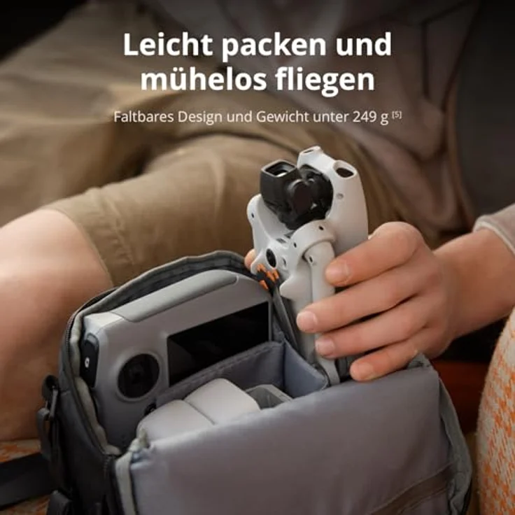 DJI Lito X1 Fly More Combo, 4K Kameradrohne mit DJI RC 2, 1/1,3-Zoll-Sensor, Hinderniserkennung, ActiveTrack, 15 km Videoübertragung, 3 Akkus, C0-zertifiziert – Bild 5