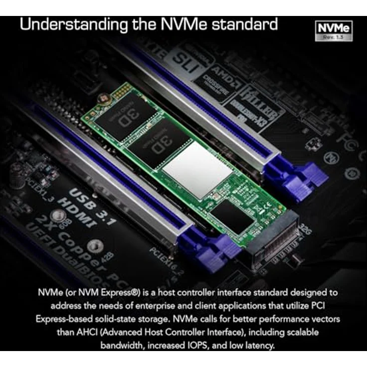 Transcend TS2TMTE220S 2TB M.2 Ultra-Highspeed SSD für High-End