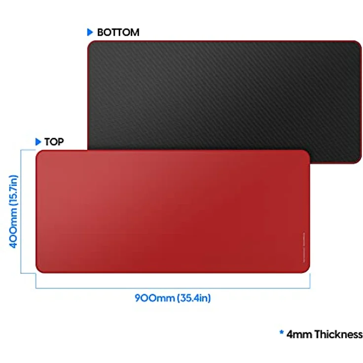 Pulsar ParaControl V2, Medium Speed Gaming Mausmatte 2XL, rot – Bild 4