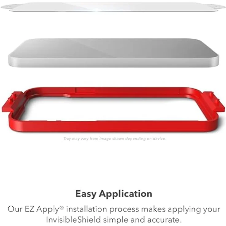 ZAGG InvisibleShield Glass Elite, Displayschutz aus gehärtetem Glas für iPhone 15 Pro Max[6.7-Inch], Transparent, hüllentauglich, 5-fach stärker, kratzfest, schmutzabweisend, stoßfest, einfache Installation – Bild 4