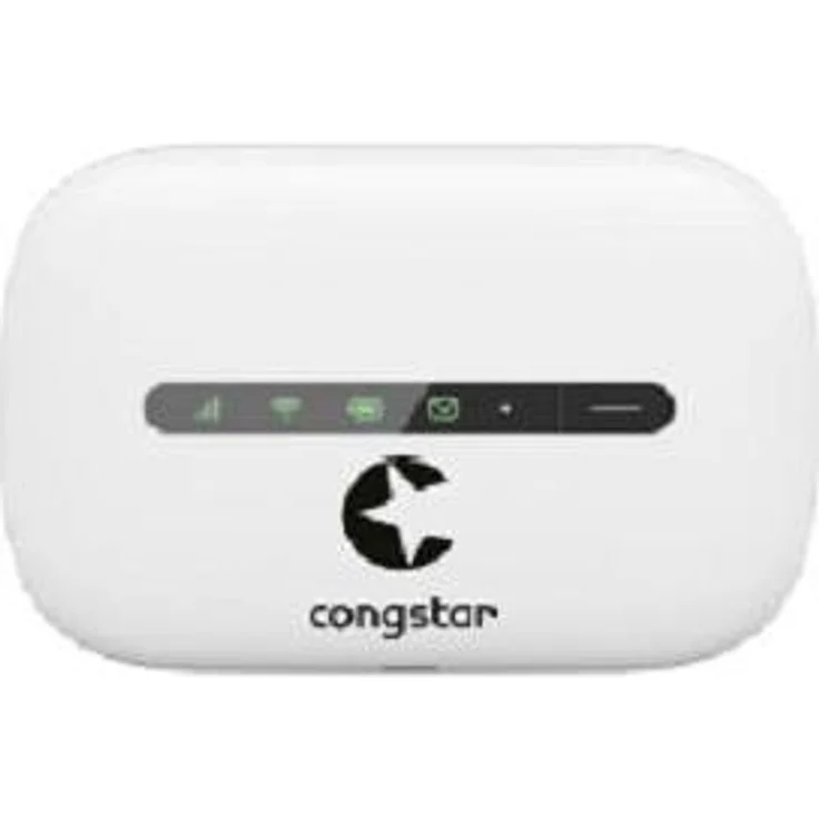 Huawei Congstar E5330, tragbarer WLAN-Router mit bis zu 21,6 MBit/s, Weiss