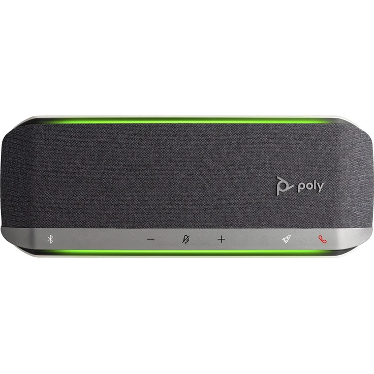 HP Poly Sync 40 -M Speakerphone, Konferenzlautsprecher mit IP64 Schutzklasse, Dunkelgrau/Silber