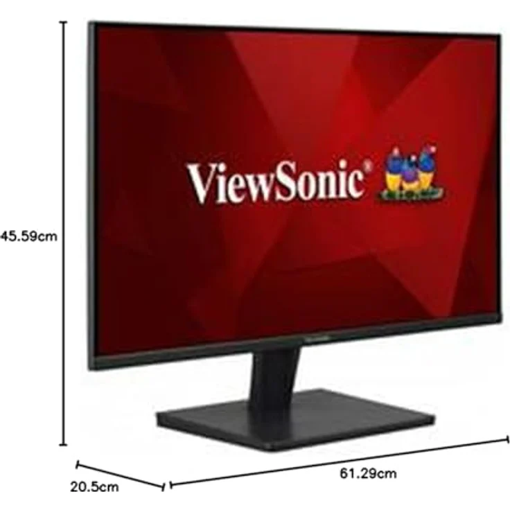 ViewSonic VA2715-H 68,6 cm (27 Zoll) Büro Monitor (Full-HD, HDMI, VGA, Adaptive Sync, ViewMode, Eye-Care) Schwarz – Bild 4