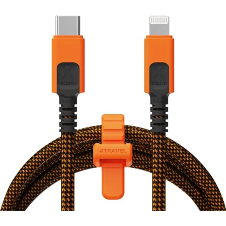 Xtorm Xtremes USB-C zu Lightning Kabel, 1,5 Meter, flexibles und langlebiges Design mit Xtorm C-Lock und xFlex-Technologie