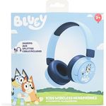 OTL Technologies BL1076 Bluey Wireless Kids Headphones – Blau, Hochwertige Abmessungen, Langlebig, Flexible Gestaltung