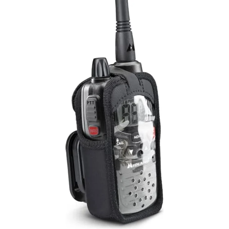Midland Neopren Schutztasche C1613 für Funkgeräte, robust und spritzwasserresistent mit drehbarem Gürtelclip – Bild 2