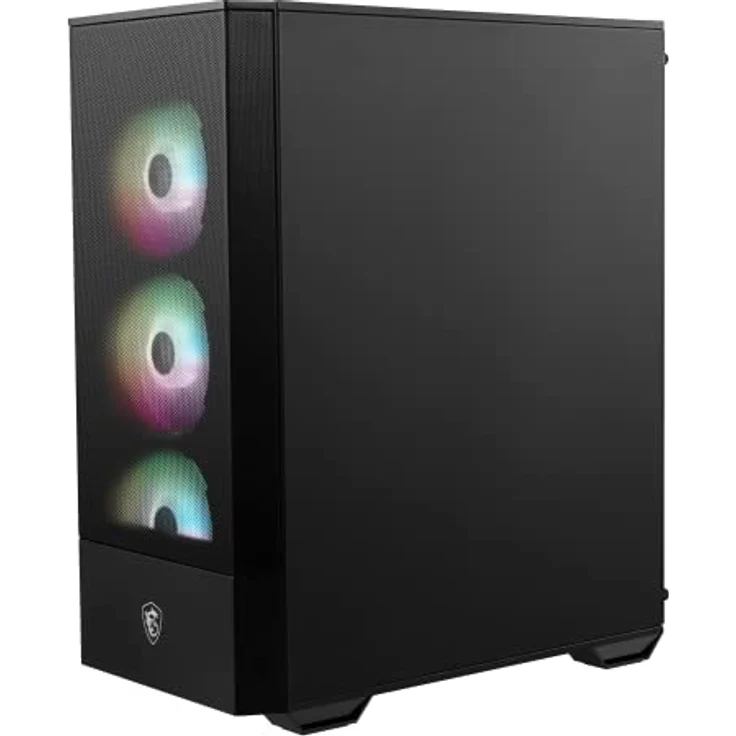 MSI PC-Gehäuse MAG FORGE 112R, Gaming Gehäuse mit imposantem Design, schwarz – Bild 4