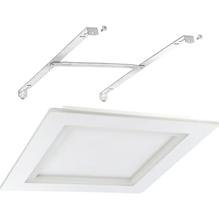 EGLO connect.z Smart Home LED Deckenleuchte Padrogiano-Z, ZigBee, App und Sprachsteuerung Alexa, dimmbar, RGB, 45 x 45 cm, Weiß – Bild 4