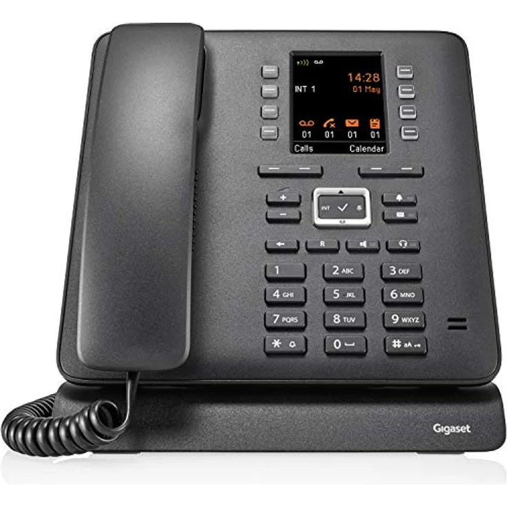 Gigaset Pro Maxwell C DECT-Tischtelefon für mehr Flexibilität - ein DECT-Telefon mit Optik eines Tischtelefons - flexibles Business Phone, schwarz – Bild 2