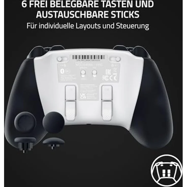 Razer Wolverine V2 Pro, Kabelloser Gaming Controller für PC und PS5 mit Razer HyperSpeed Wireless, Schwarz – Bild 8
