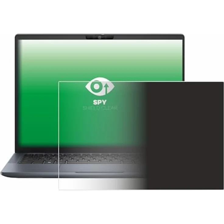 upscreen Blickschutzfolie für Dell Latitude 7350 Laptop, Anti-Spy, selbstklebend, mit Blaulichtfilter, blasenfreie Montage, Made in Germany – Bild 2