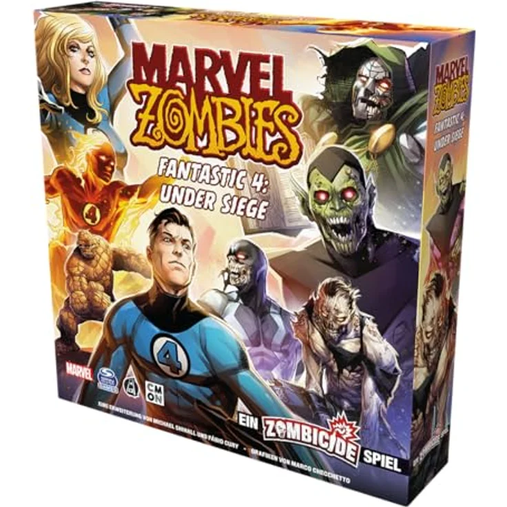 CMON | Marvel Zombies: Fantastic 4 Under Siege – Ein Zombicide Spiel | Erweiterung | Kennerspiel | Dungeon Crawler | 1-6 Spieler | Ab 14+ Jahren | 60 Minuten | Deutsch – Bild 3