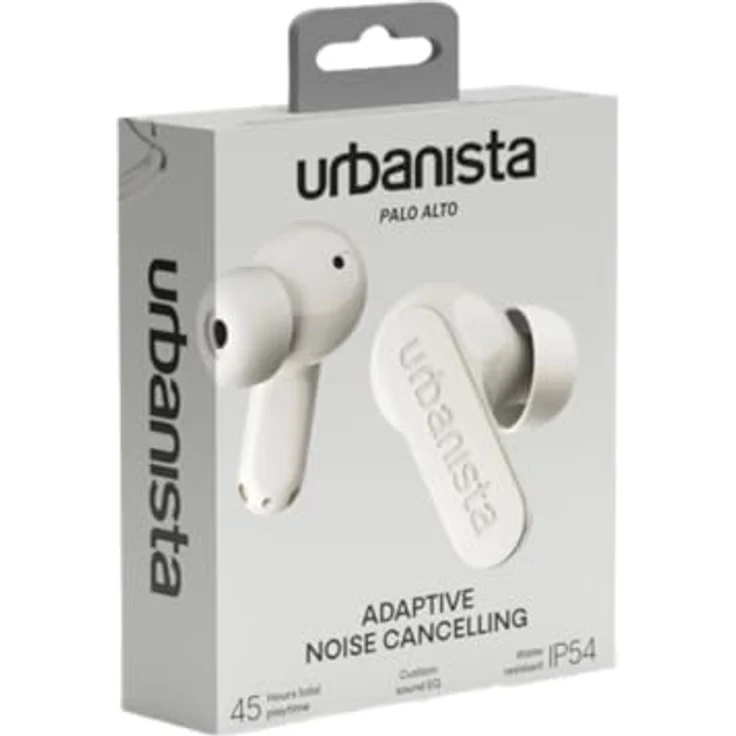 Urbanista Palo Alto Kopfhörer True Wireless Stereo (TWS) im Ohr Anrufe/Musik Bluetooth Weiß mit Geräuschunterdrückung und Hartschalenetui – Bild 8