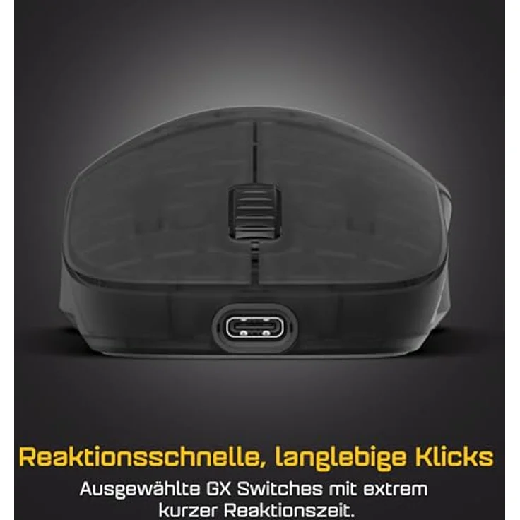 Endgame Gear XM2w 4K v2, Kabellose Gaming-Maus mit 4.000 Hz Polling-Rate und PixArt PAW3950 Sensor, Dark Frost – Bild 3