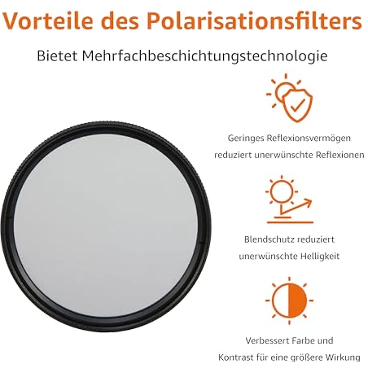 AmazonBasics Zirkularer Polarisationsfilter - 58mm – Bild 2