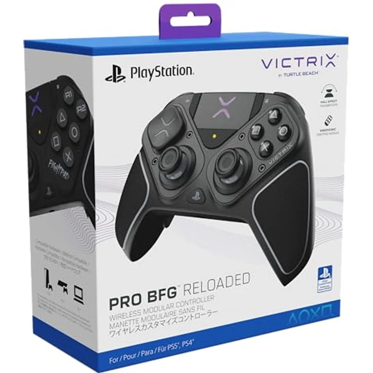 Turtle Beach Victrix Pro BFG Reloaded, Gaming Controller für Windows, PS4, PS5, mit modularen Komponenten und anpassbaren Tasten, schwarz – Bild 13