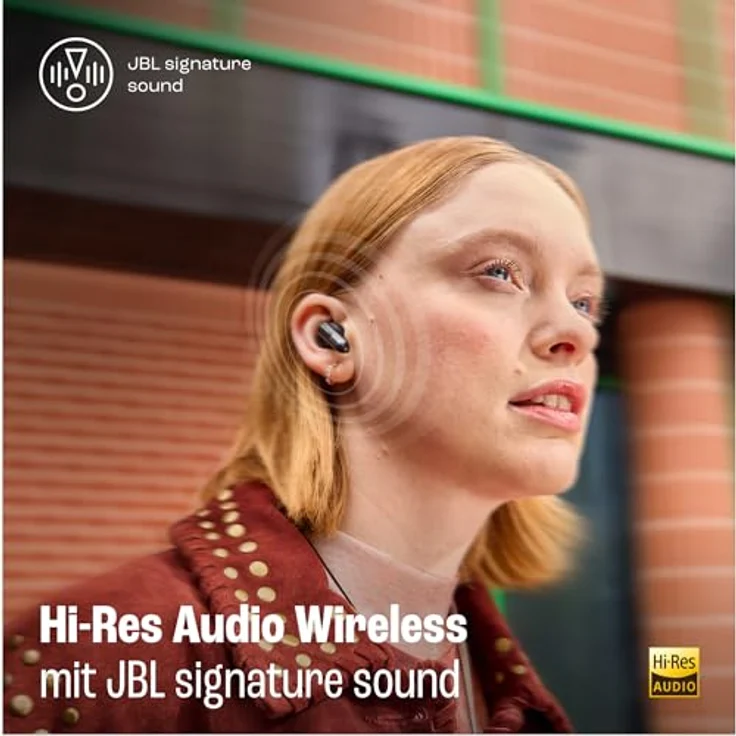 JBL Live Flex 3, Wireless Earbud-Kopfhörer mit Bluetooth, 50 Stunden Akkulaufzeit, True Adaptive Noise Cancelling, IP54 wasserfest, Silber – Bild 3