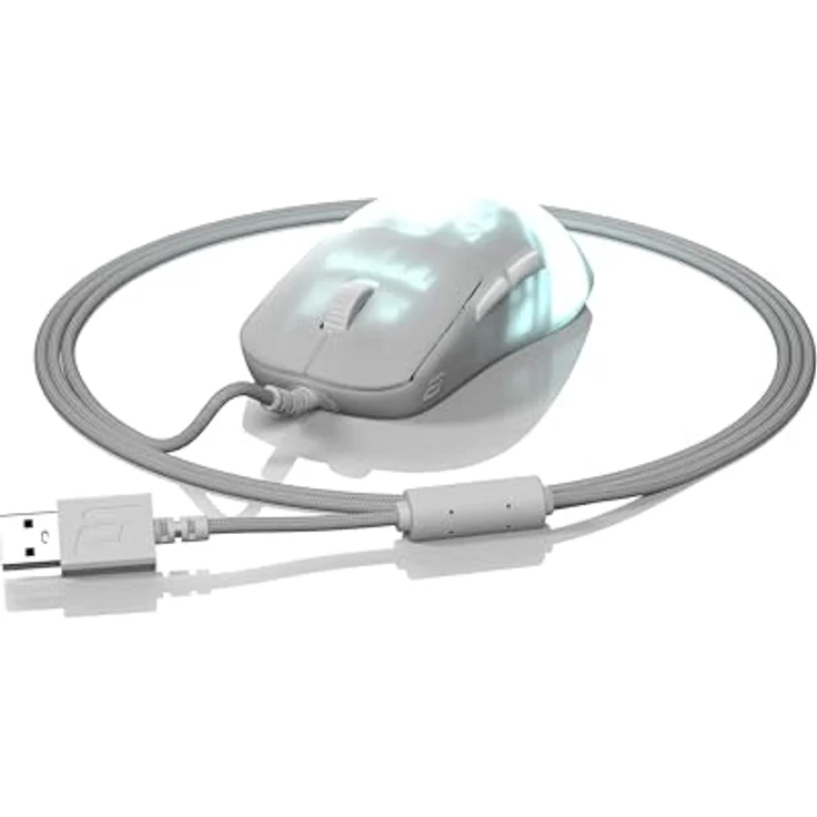 Endgame Gear OP1 RGB Gaming Maus - White Frost (Kabelgebunden), Maus, Weiss – Bild 4