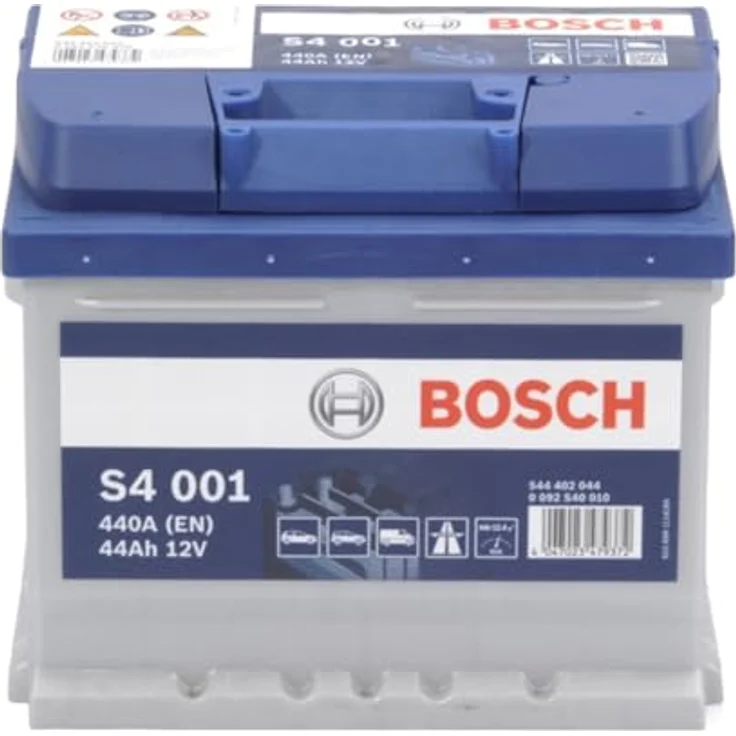 Bosch S4 001 Autobatterie 12V, 44Ah, 440A, wartungsfrei, rechte Schaltung – Bild 2