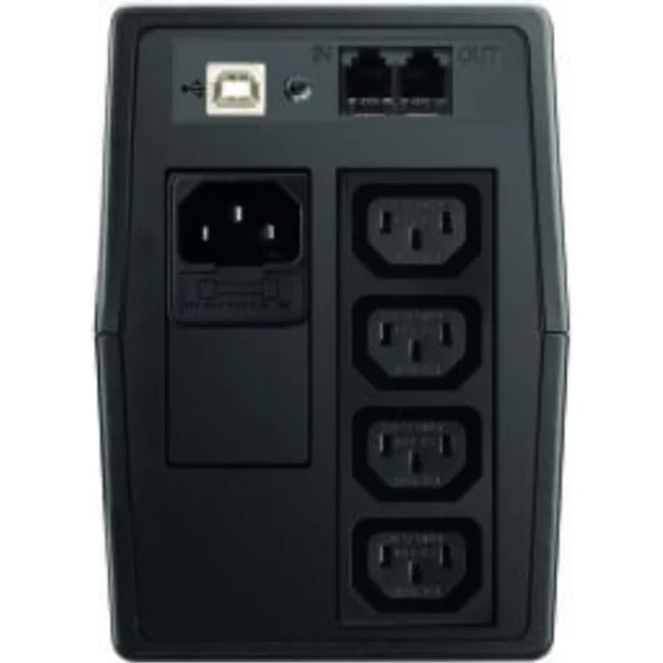 Effekta Office 400, Line-interaktive USV 400VA 240W mit Mikroprozessorsteuerung und automatischer Spannungsregelung – Bild 2