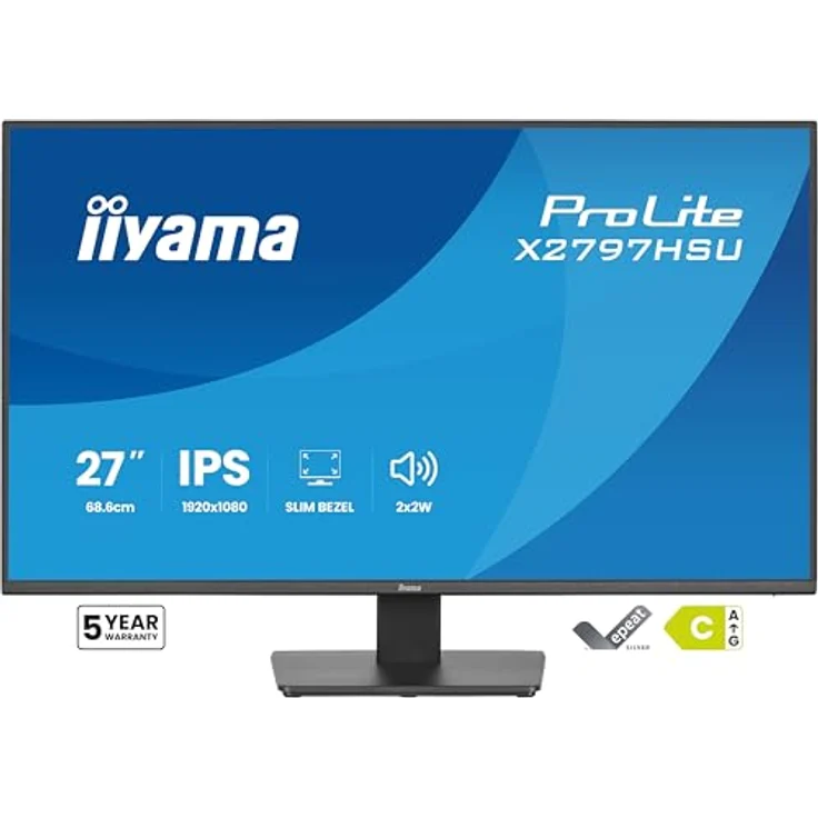 iiyama ProLite X2797HSU-B1, 27" IPS-Monitor mit TÜV Rheinland Eye Comfort, 120 Hz, nachhaltige Energieeffizienz – Bild 3