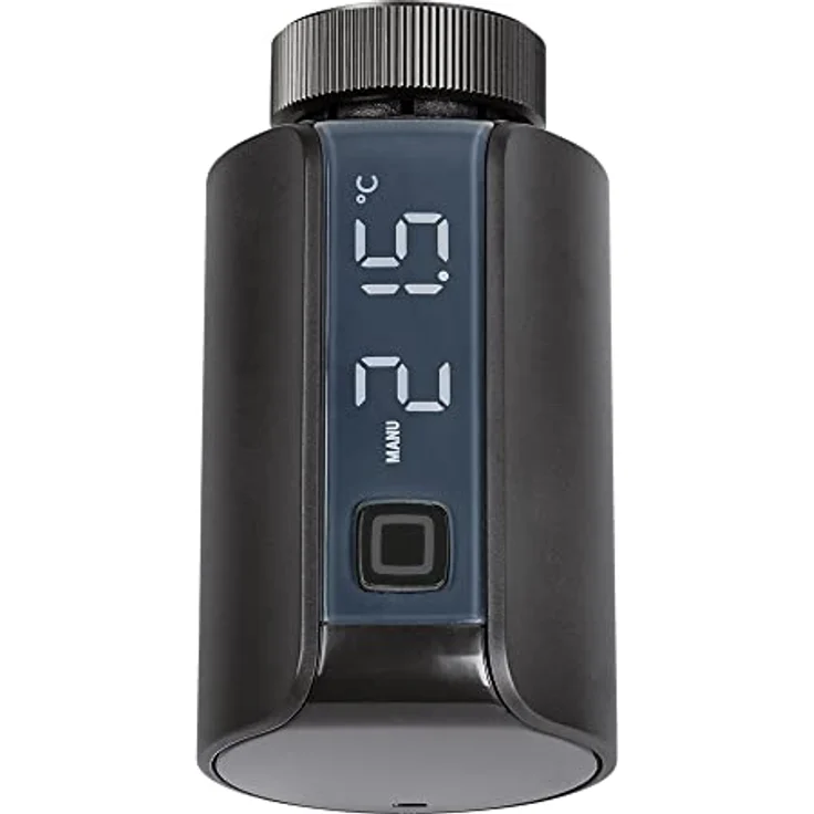 Homematic IP Smart Home Heizkörperthermostat – Evo, anthrazit, digitaler Thermostat Heizung, Steuerung per App, Alexa, Google Assistant, einfache Installation, Energie sparen, 158419A0 – Bild 2