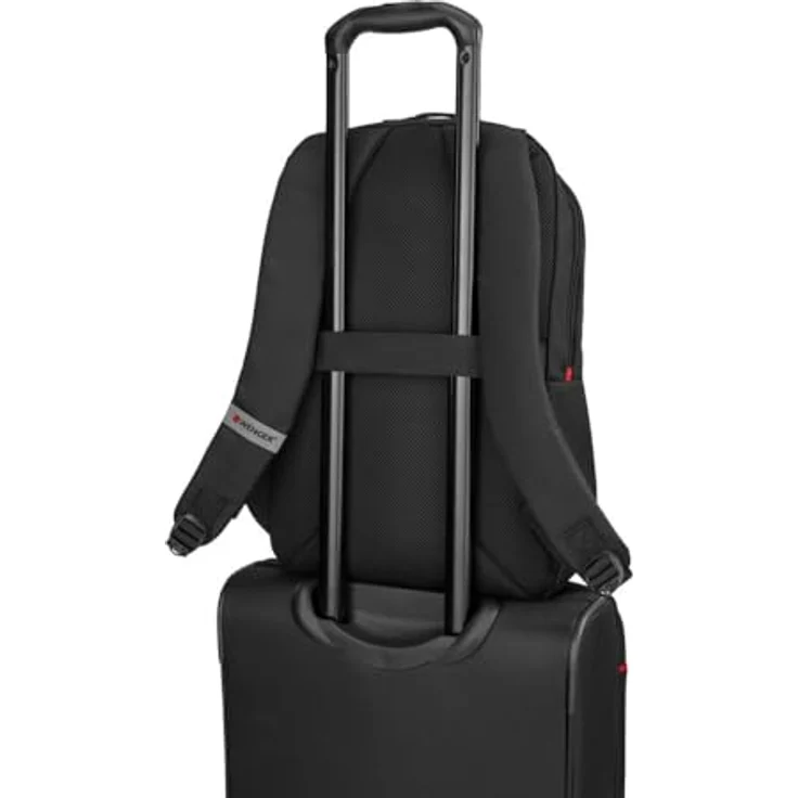 Wenger Laptoptasche BQ 16" Laptop Backpack, leicht & strapazierfähig, schwarz – Bild 6